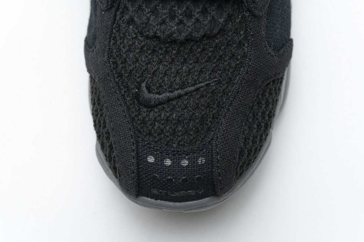 CQ5486-001 Stussy x Nike Air Zoom Spiridon Cage 2 Black Cool Grey