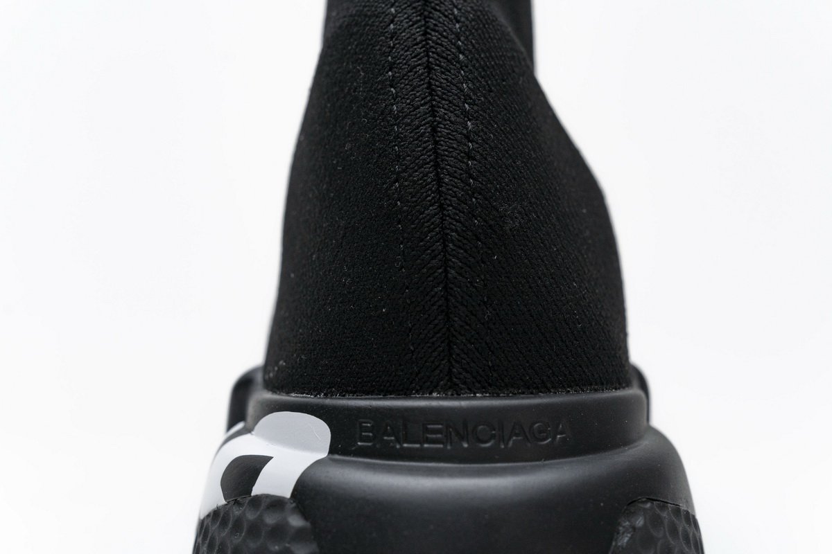 Ba*len*cia*ga stretch mesh high top sneaker all black