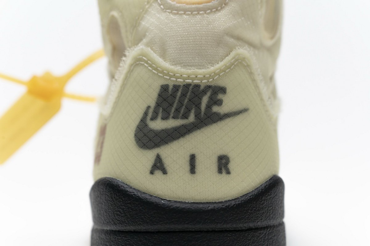 DH8565-100 OFF White x Air Jordan 5 Retro SP Sail