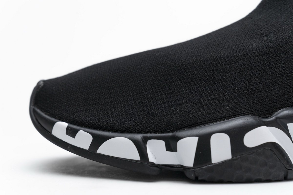 Ba*len*cia*ga stretch mesh high top sneaker all black