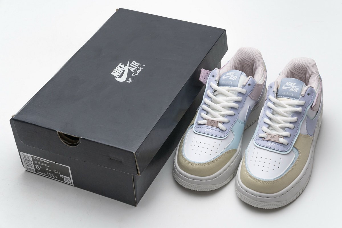 CI0919-106 Womens Air Force 1 Shadow White Ghost