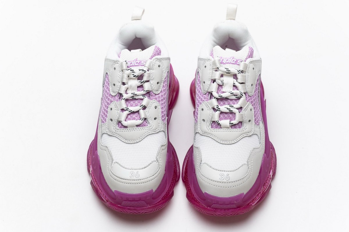 544351 w09o1 2281 Ba*len*cia*ga triple s white pink