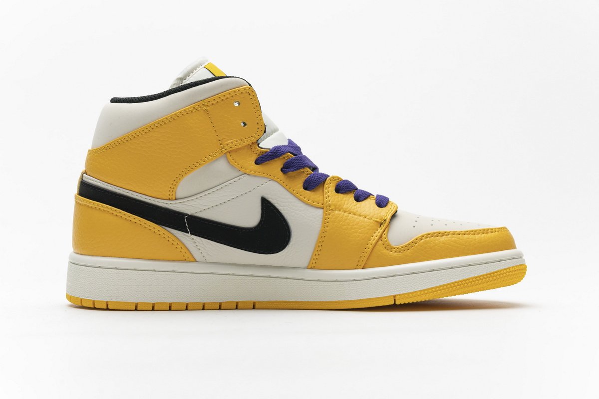 852542-700 Air Jordan 1 Mid Lakers