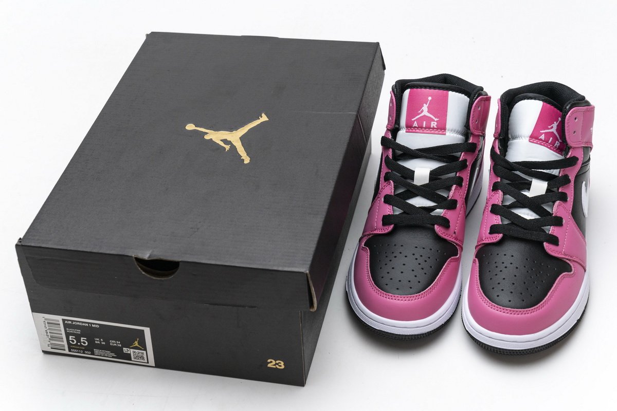 555112-002 Air Jordan 1 Mid Pinksicle