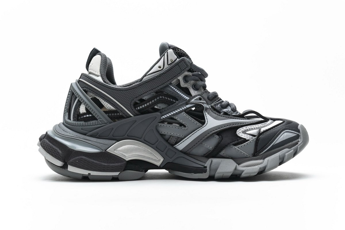 568615 W2GN3 1285 Blenciaga Track 2 Sneaker Charcoal