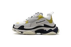 483513 w06e2 6890 Ba*len*cia*ga triple s white yellow