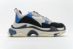 541624 w06e2 7080 Ba*len*cia*ga triple s black grey blue