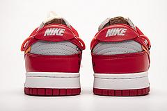 CT0856-600 OFF White X Nike Dunk Low University Red