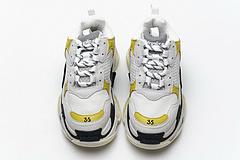 483513 w06e2 6890 Ba*len*cia*ga triple s white yellow