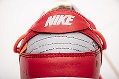 CT0856-600 OFF White X Nike Dunk Low University Red