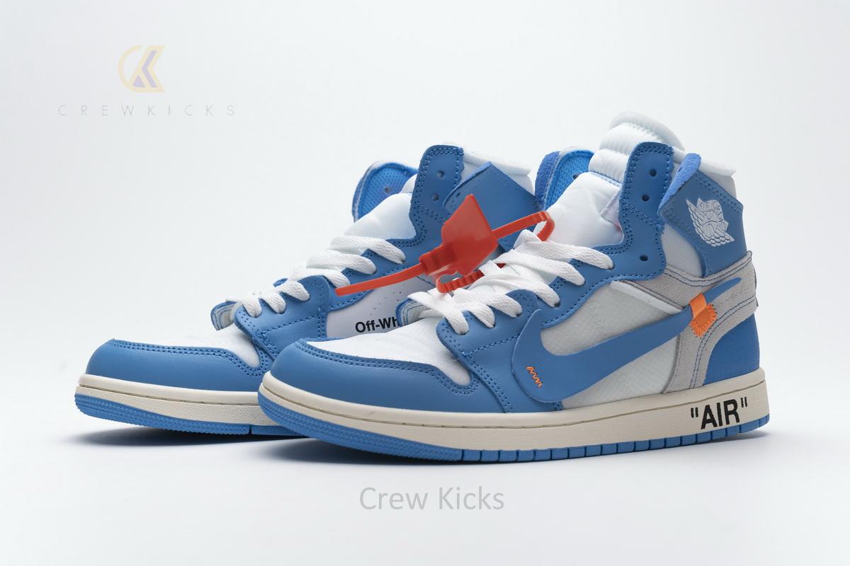 Jordan 1 Retro High Off-White University Blue Update Lace