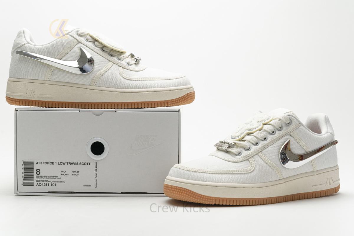 AQ4211-101 Travis Scott x Nike Air Force 1“Sail”