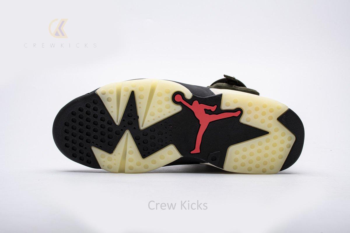 Travis Scott X Air Jordan 6 “Medium Olive”CN1084-200