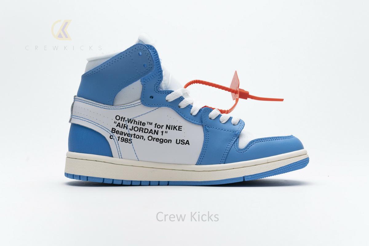 Jordan 1 Retro High Off-White University Blue Update Lace
