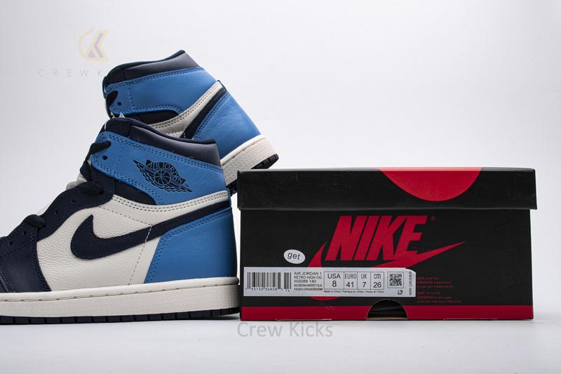 555088-140 Air Jordan 1 Retro High OG “Obsidian University Blue”