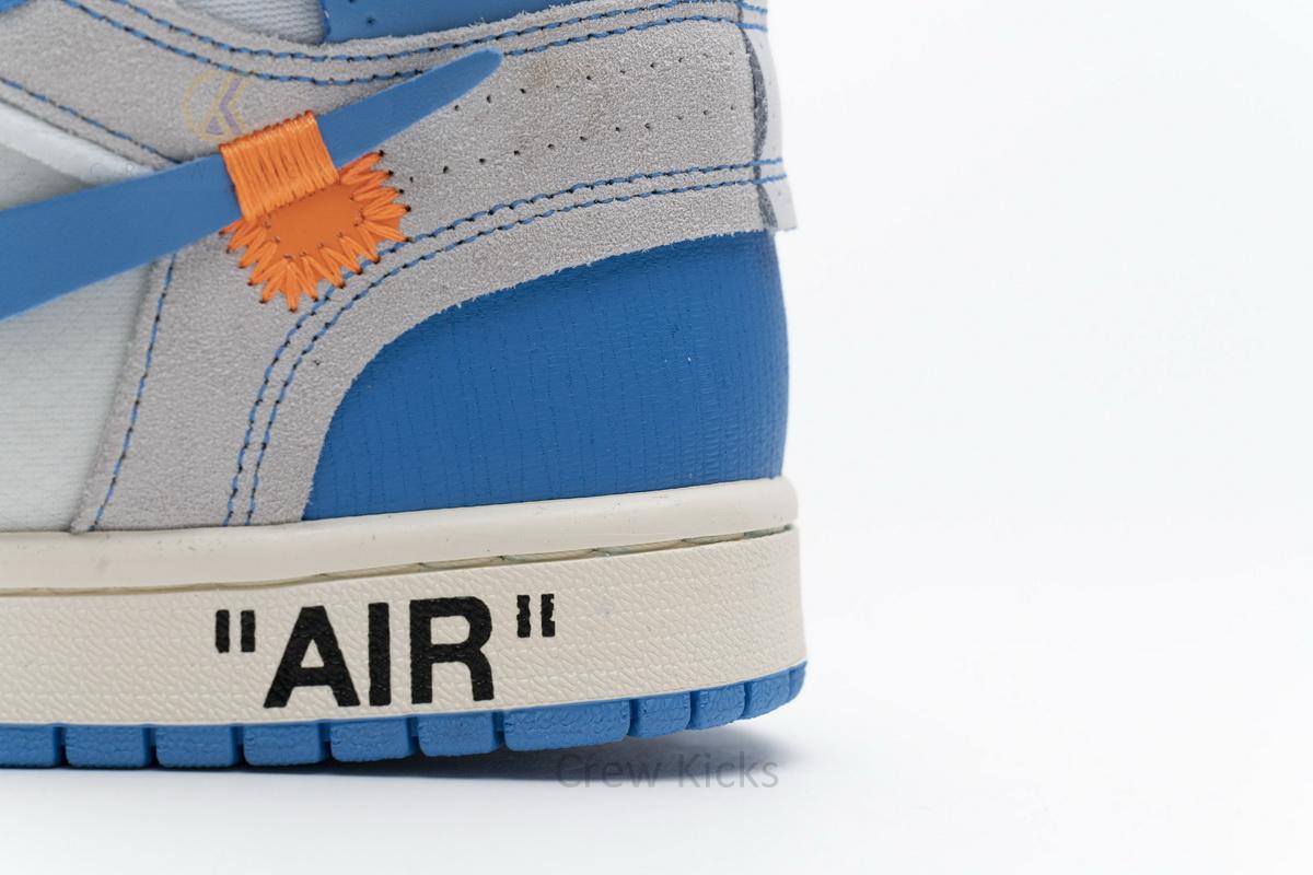 Jordan 1 Retro High Off-White University Blue Update Lace