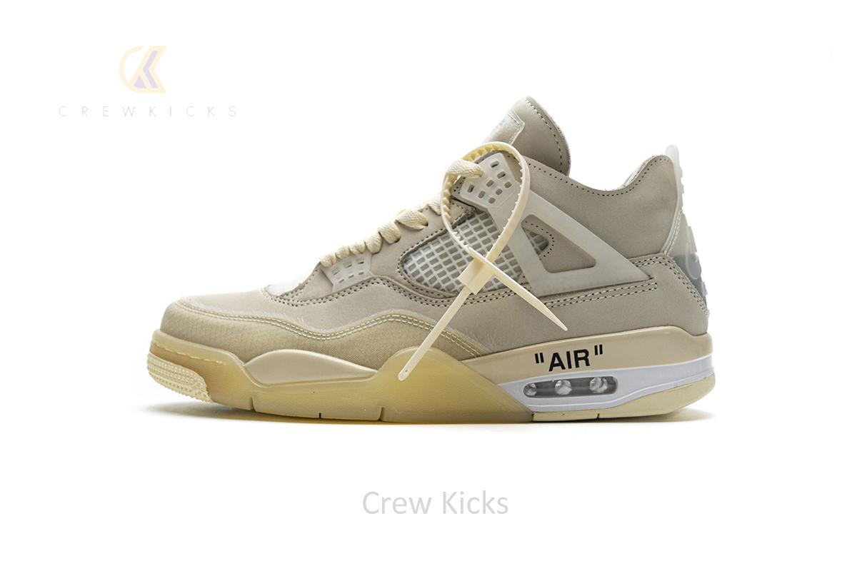 CV9388-100 OFF White x Air Jordan 4 Sail