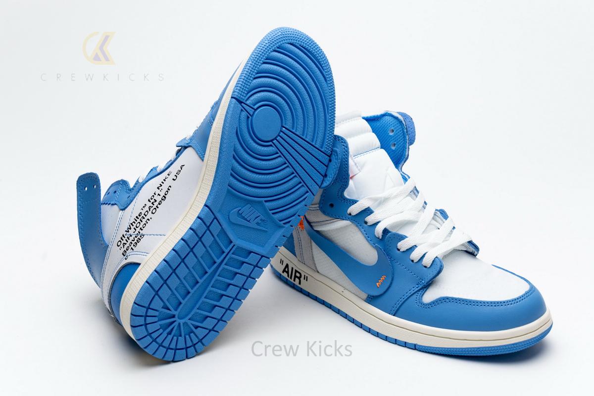 Jordan 1 Retro High Off-White University Blue Update Lace