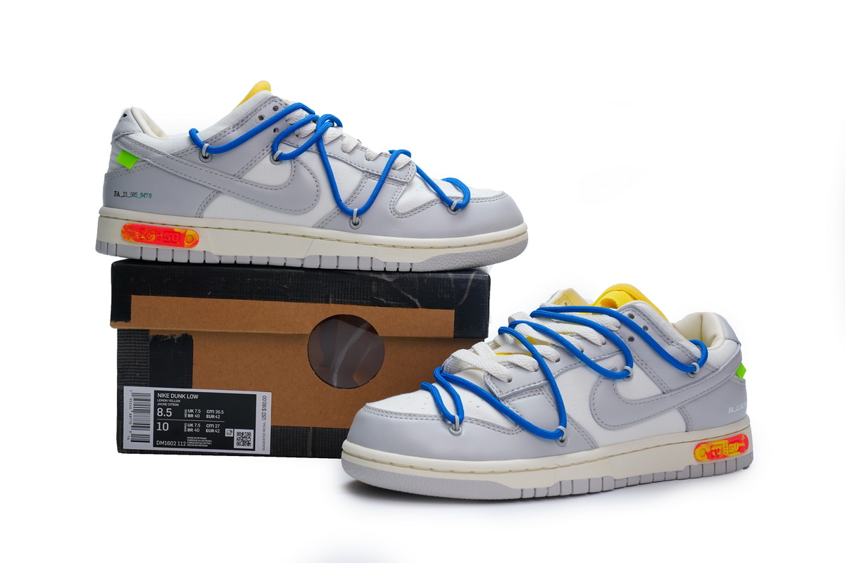 DM1602-112 OFF WHITE x Nike Dunk SB Low The 50 NO.10
