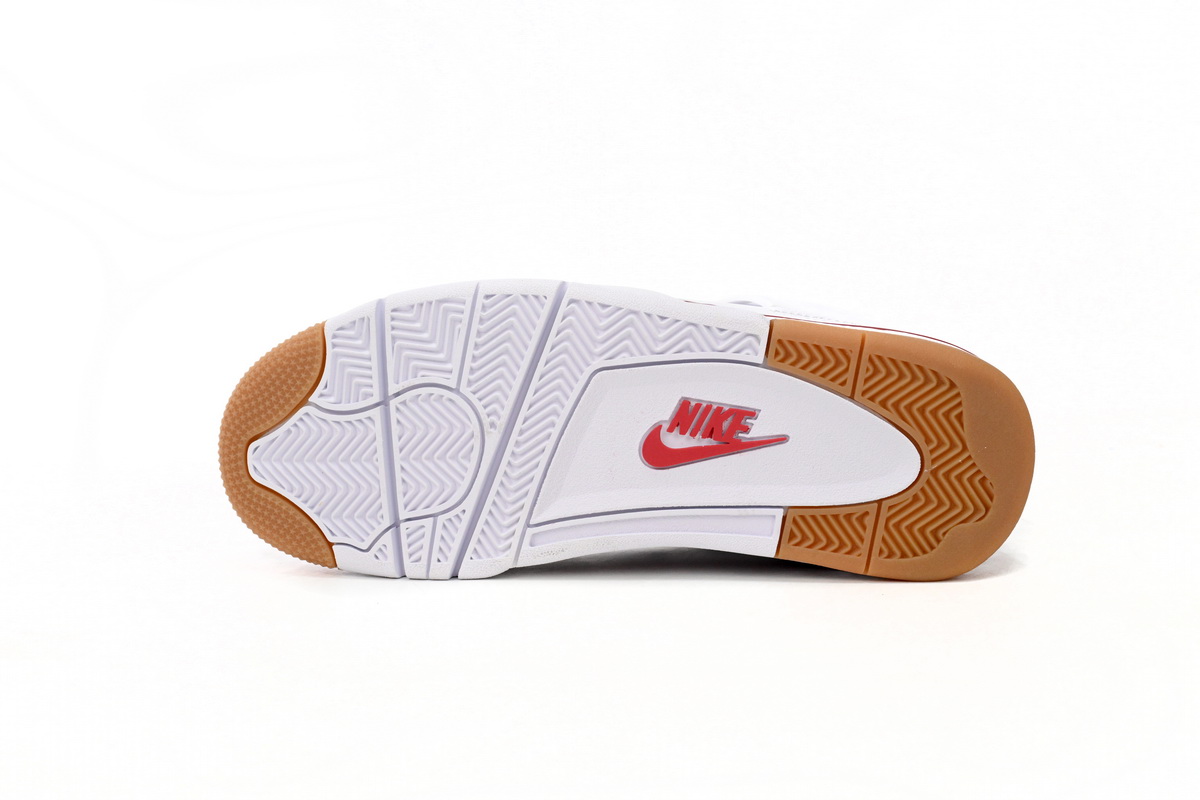 Nike SB x Air Jordan 4 White Red